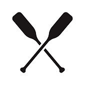 Paddle Sports Glyph Icon
