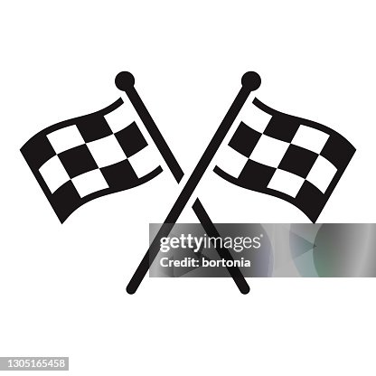 Racing Sports Glyph Pictogram Racing Sports Glyph Pictogram