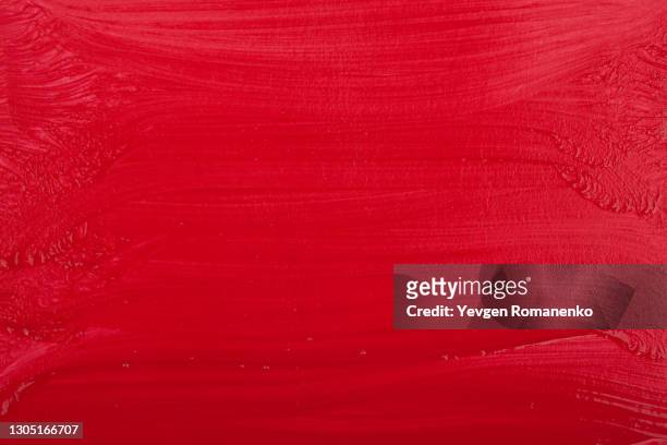 red brush stroke as a background - gouache stock pictures, royalty-free photos & images