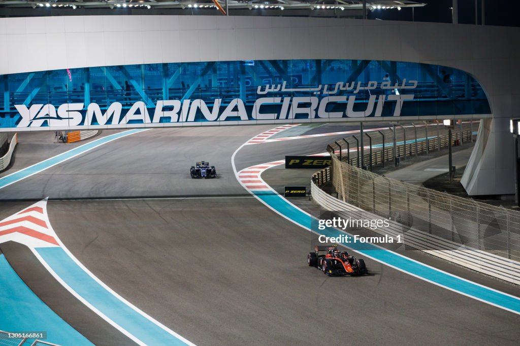 FIA Formula 2 Series - Round 12..Yas Marina Circuit, Abu Dhabi, United Arab Emirates..Friday 23 November 2018..George Russell (GBR, ART Grand Prix). .
