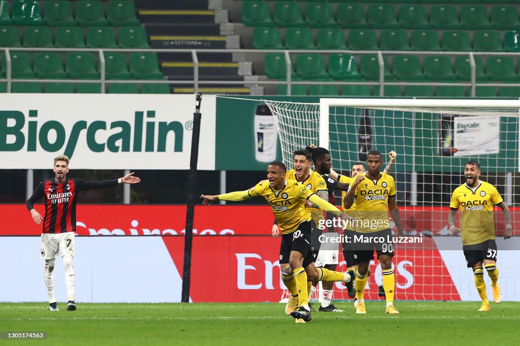 AC Milan v Udinese Calcio - Serie A