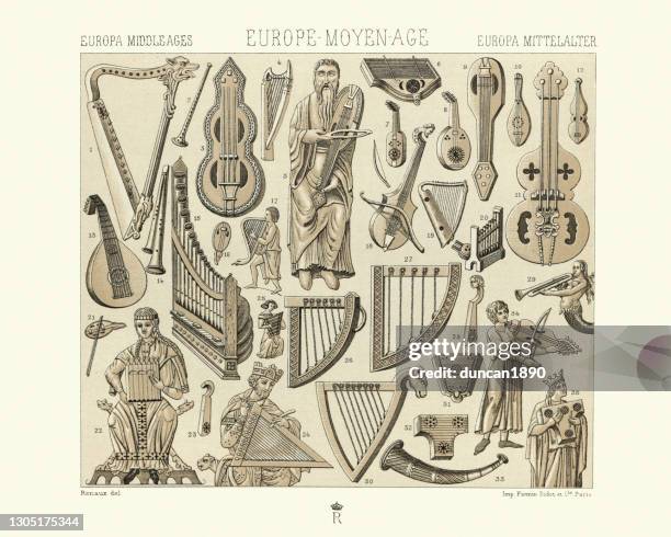 2.025 Medieval Musical Instruments Stock Photos, High-Res Pictures, and ...