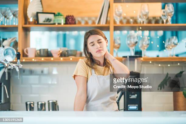 a small business owner with big stress - injured at work stock pictures, royalty-free photos & images