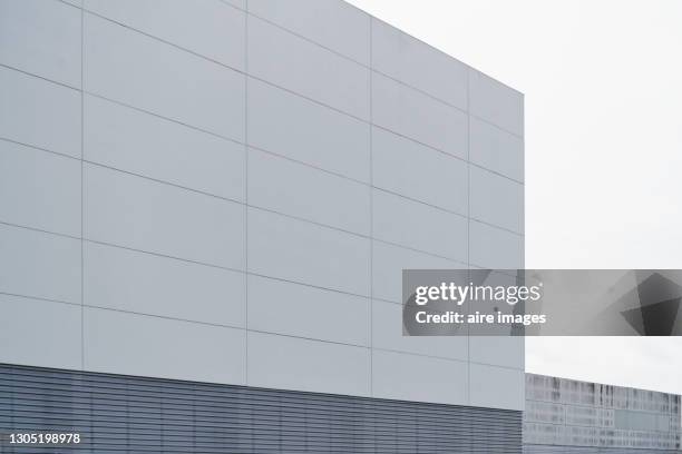 view of a modern building. - convention center outside stock pictures, royalty-free photos & images