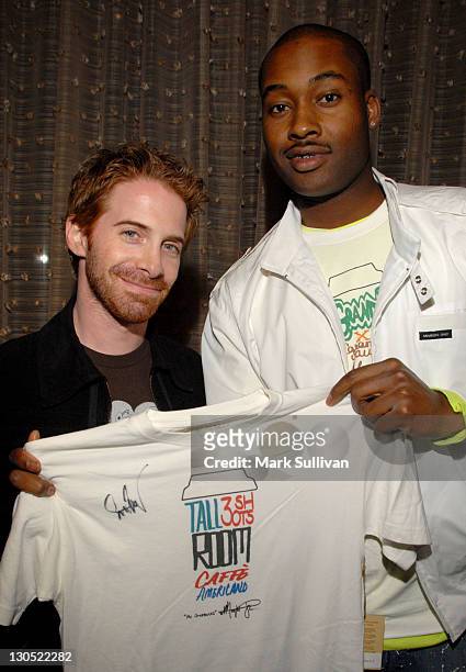 Seth Green and Mychael Knight in Backstage Creations Talent Retreat during The 2007 Golden Globes