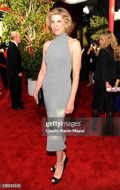 Christine Baranski arrives to the TNT/TBS broadcast of the 16th Annual Screen Actors Guild Awards held at the Shrine Auditorium on January 23, 2010...