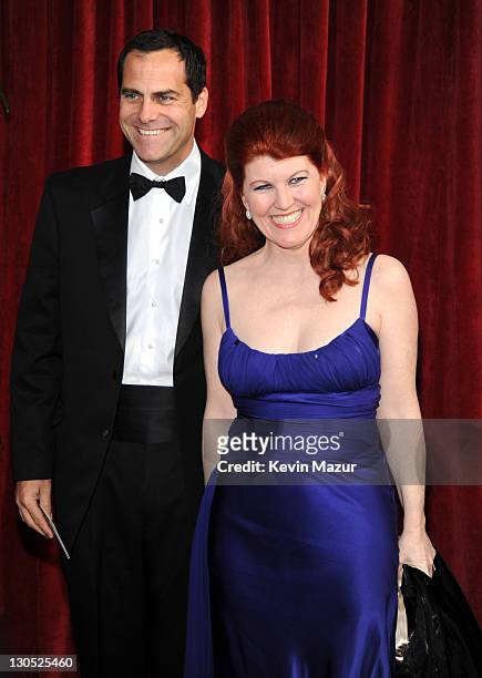 Andy Buckley and Kate Flannery arrive to the TNT/TBS broadcast of the 16th Annual Screen Actors Guild Awards held at the Shrine Auditorium on January...