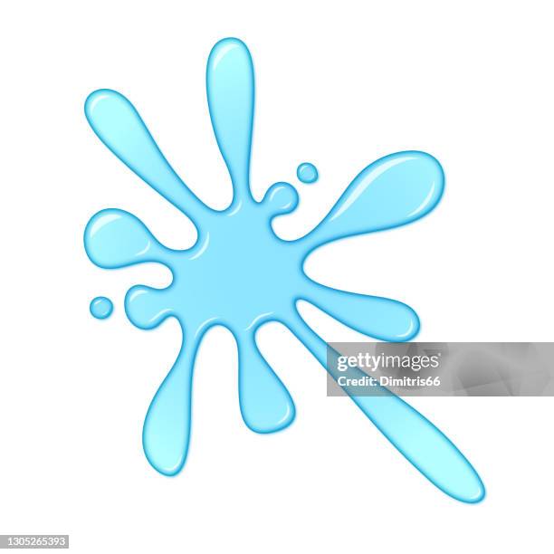 blob splash on white background. - juice splashing stock illustrations