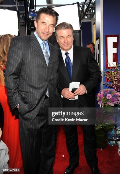 William Baldwin and Alec Baldwin arrives to the TNT/TBS broadcast of the 16th Annual Screen Actors Guild Awards held at the Shrine Auditorium on...