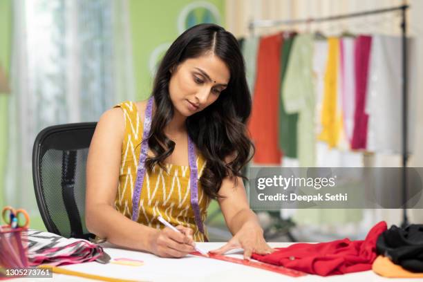 shot of a young women as a fashion designer, stock photo - fashion designer stock pictures, royalty-free photos & images