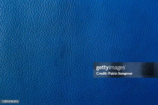 dark blue leather and texture background. - leather texture stock pictures, royalty-free photos & images