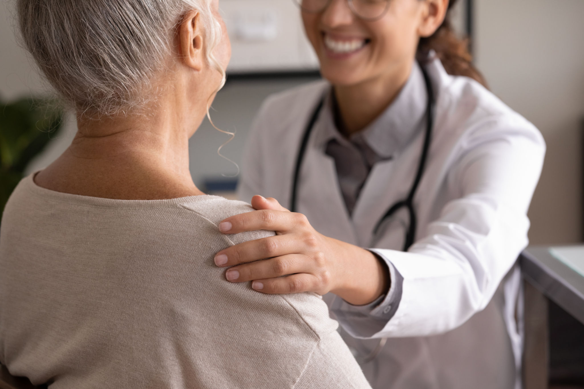 comfortable patient