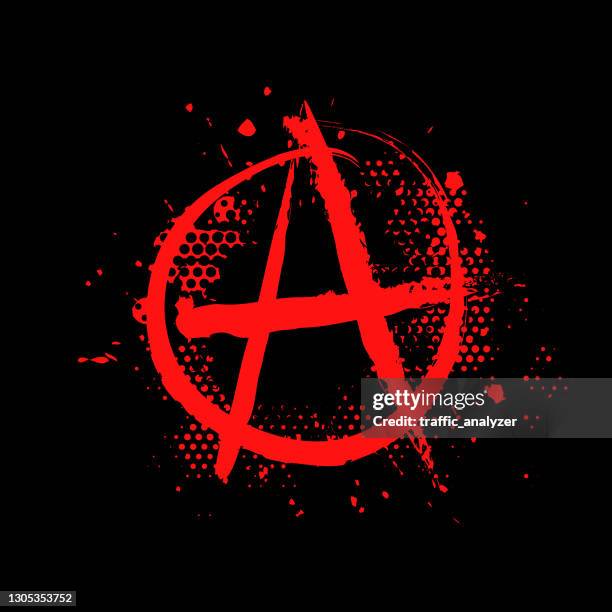 ilustrações de stock, clip art, desenhos animados e ícones de anarchy symbol - símbolo anarquista