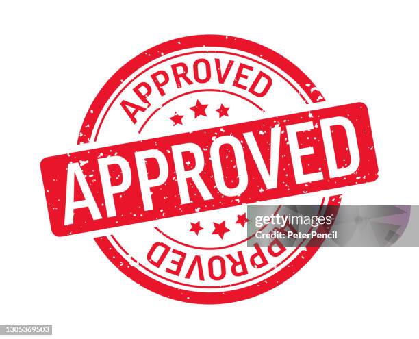 illustrations, cliparts, dessins animés et icônes de approuvé - timbre, empreinte, modèle de sceau. illustration vectorielle de stock - rectangle