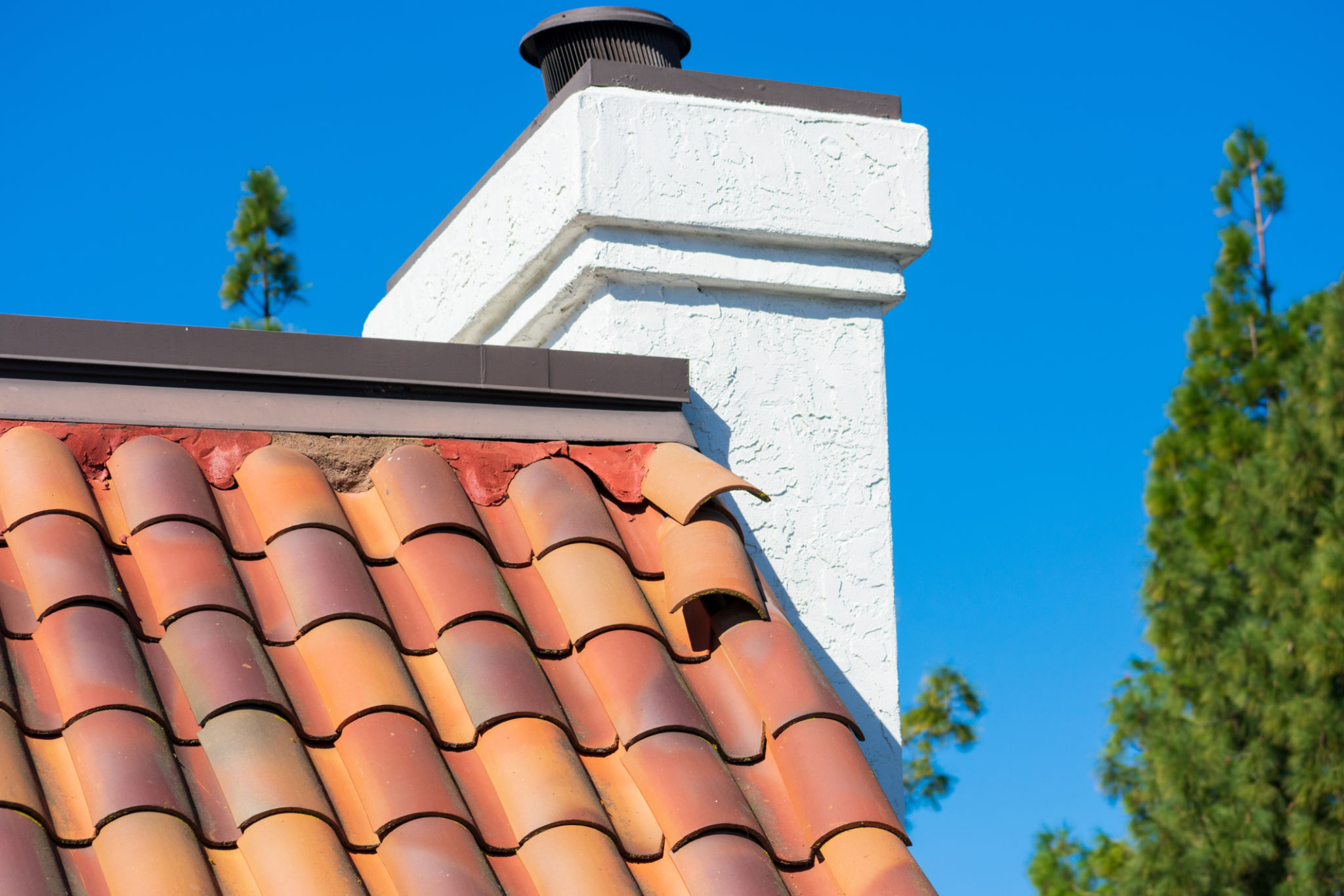 clay tiles roof