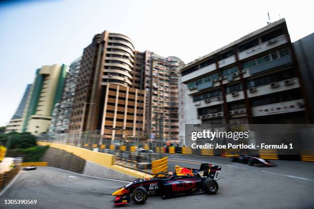 Yuki TSUNODA during the Macau GP at Circuito da Guia on November 14, 2019 in Circuito da Guia, Macau.