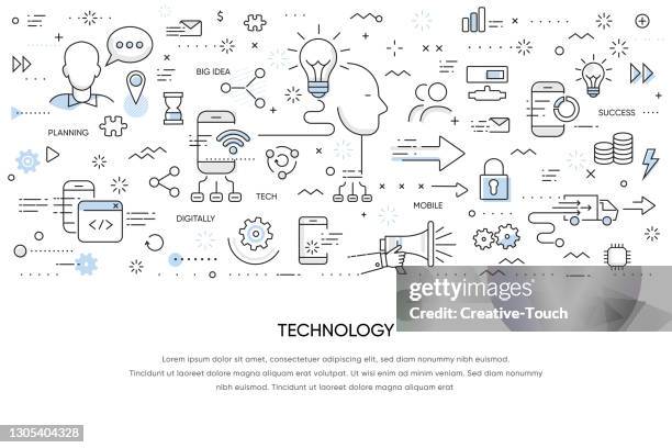 doodle-arbeitskonzept - mining machinery stock-grafiken, -clipart, -cartoons und -symbole