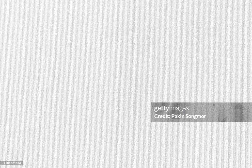 White fabric cloth polyester texture and textile background.