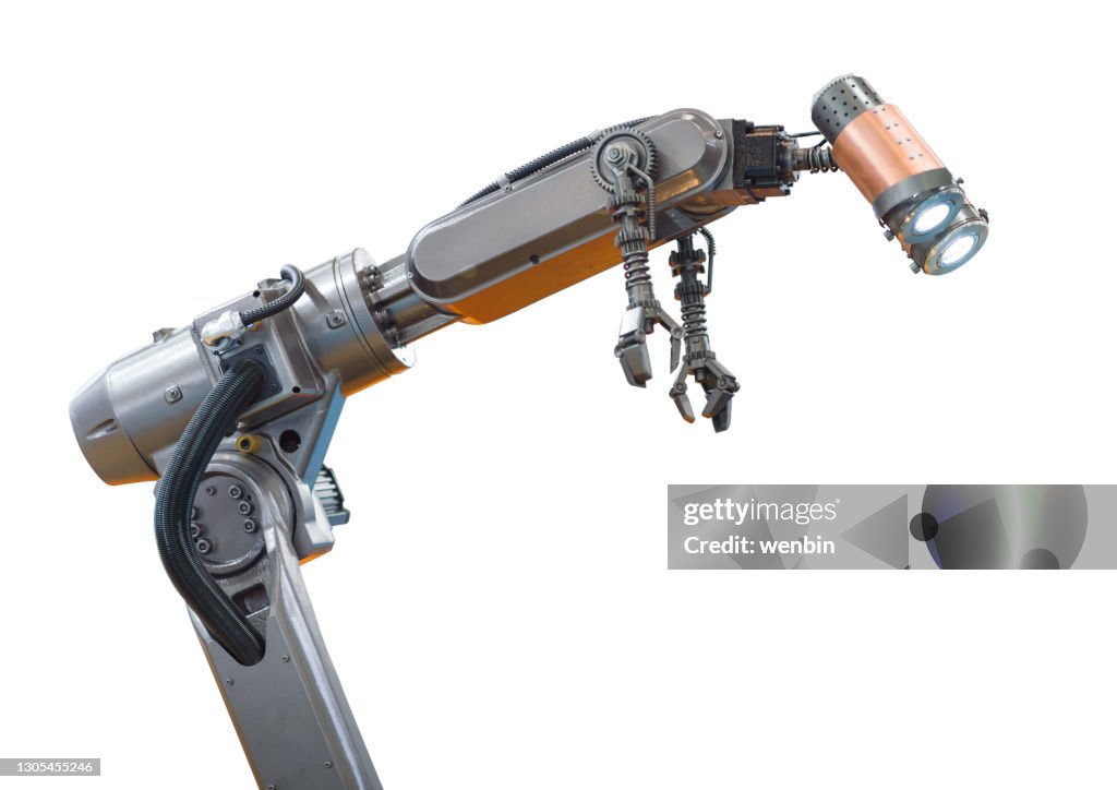 Robotic Arm Isolated on white