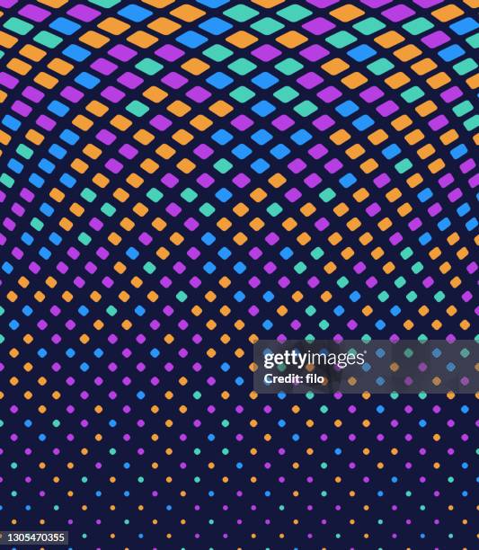 color pattern halftone abstract background - stained glass stock illustrations