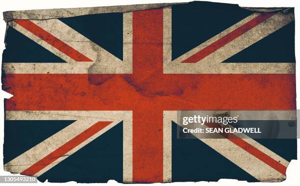 uk grunge flag poster - british flag fotografías e imágenes de stock