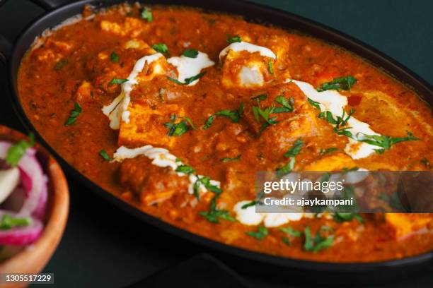 shahi paneer eller paneer kadai - paneer bildbanksfoton och bilder