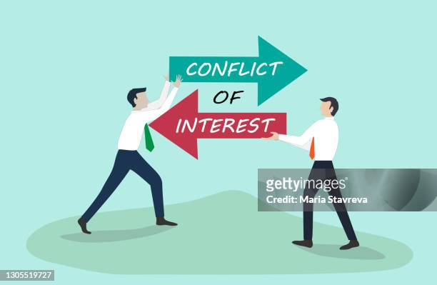 conflict of interest - conflict stock illustrations