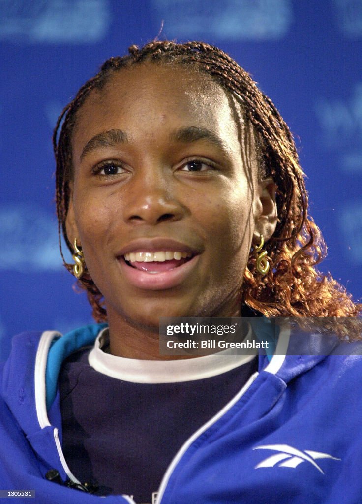 Venus Williams during a press conference in MO.
