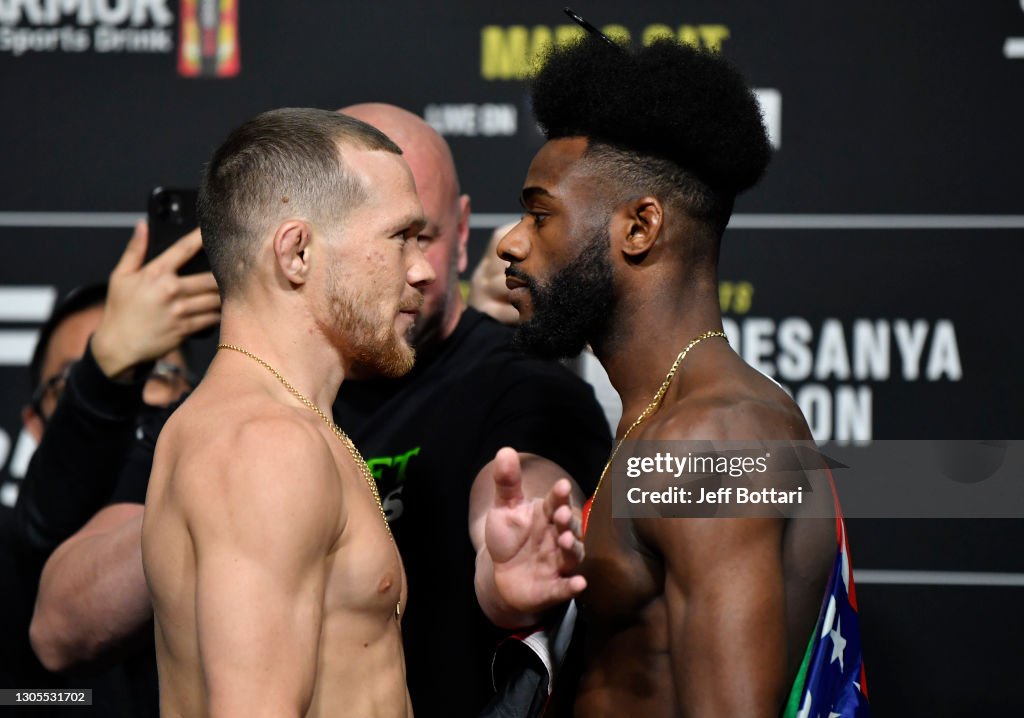 UFC 259 Blachowicz v Adesanya: Weigh-Ins