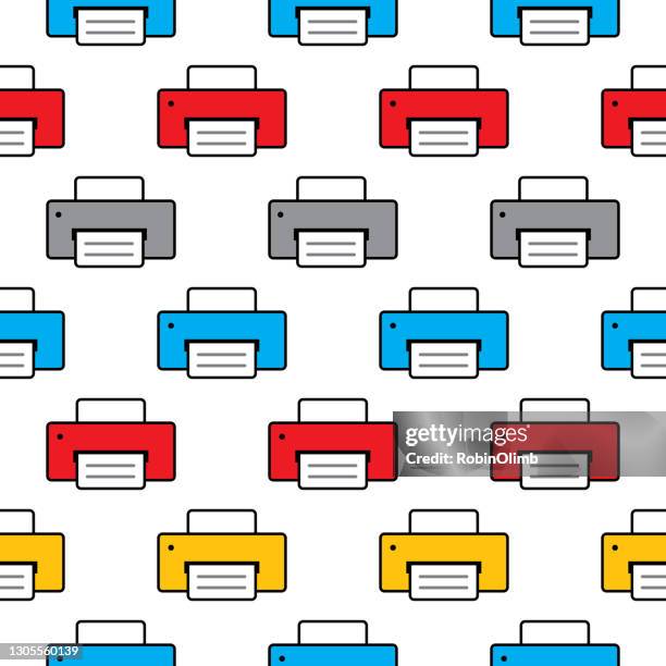 Examples Print Printer Pattern 234 Printers Background High Res Illustrations - Getty Images