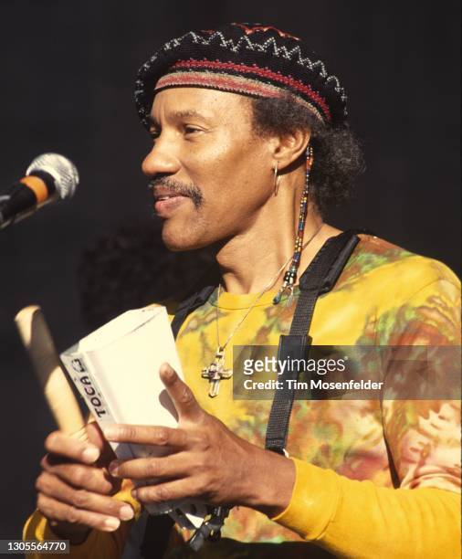 Charles Neville of Neville Brothers performs at Shoreline Amphitheatre on August 14, 1993 in Mountain View, California.