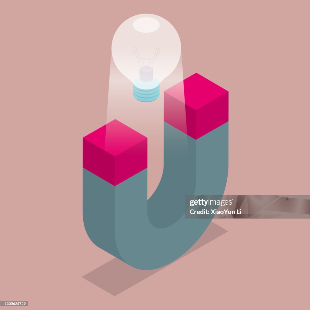 Magneter Design Creative Design Of Magnet High-Res Vector Graphic - Getty Images