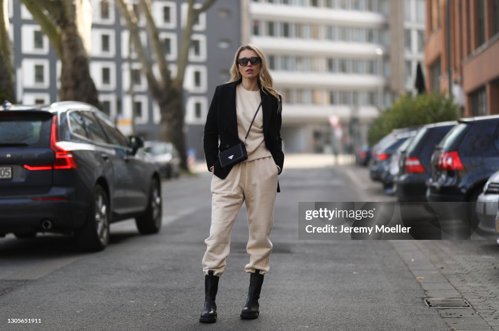 Street Style - Dusseldorf - February 27, 2021