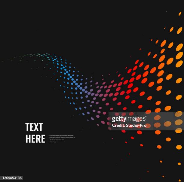 abstract colorful halftone background - data scoring stock illustrations