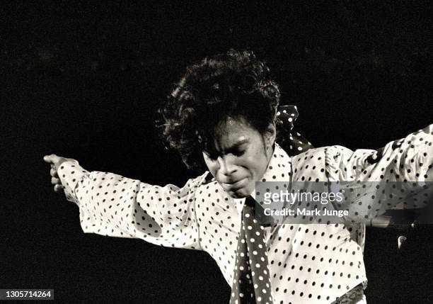 Prince Rogers Nelson was a singer-songwriter, musician, record producer, dancer, actor and director. He is shown performing in his “Lovesexy World...