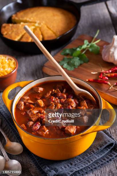 chicken chili - chicken stew stock pictures, royalty-free photos & images