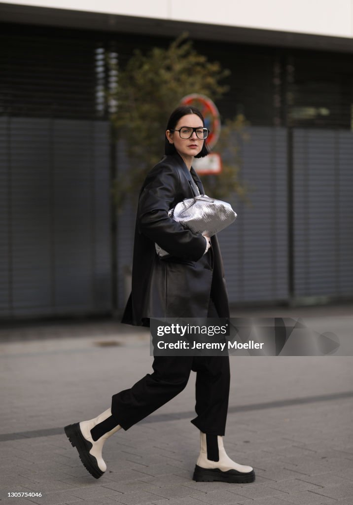 Street Style - Dusseldorf - February 27, 2021