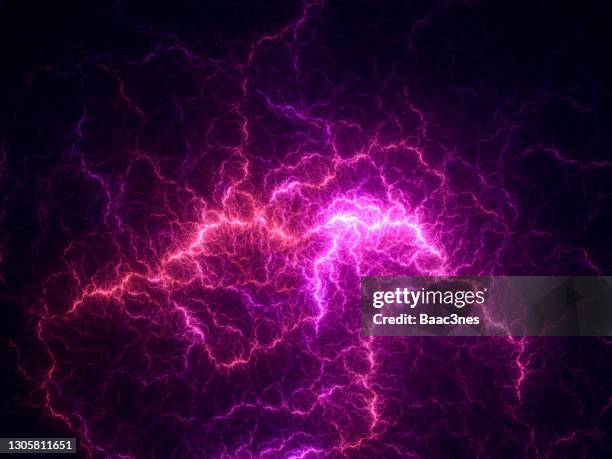 abstract line art - powerful igniting - lighting background stock-fotos und bilder