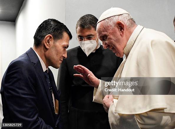 Pope Francis Travels To Iraq On A Historic Visit Pope Francis Travels To Iraq On A Historic Visit