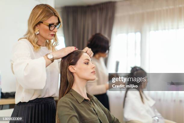 1,018 Woman Getting Hair Done Photos and Premium High Res Pictures - Getty Images 1,018 Woman Getting Hair Done Photos and Premium High Res Pictures - Getty Images