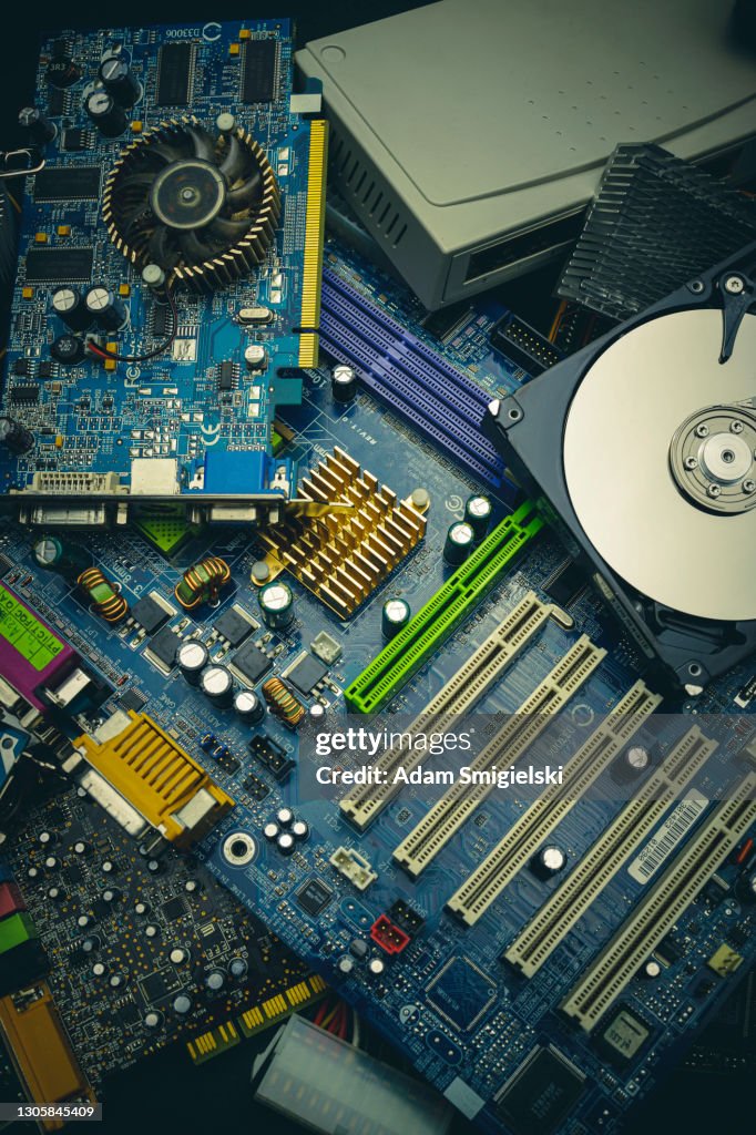 Computer Parts High-Res Stock Photo - Getty Images