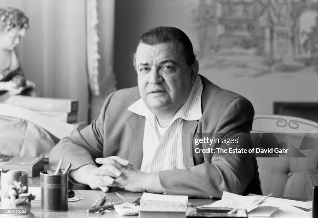 Bestselling 'Godfather' Author and Screenwriter Mario Puzo at Home in Bayshore