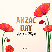 Anzac Day Poppies