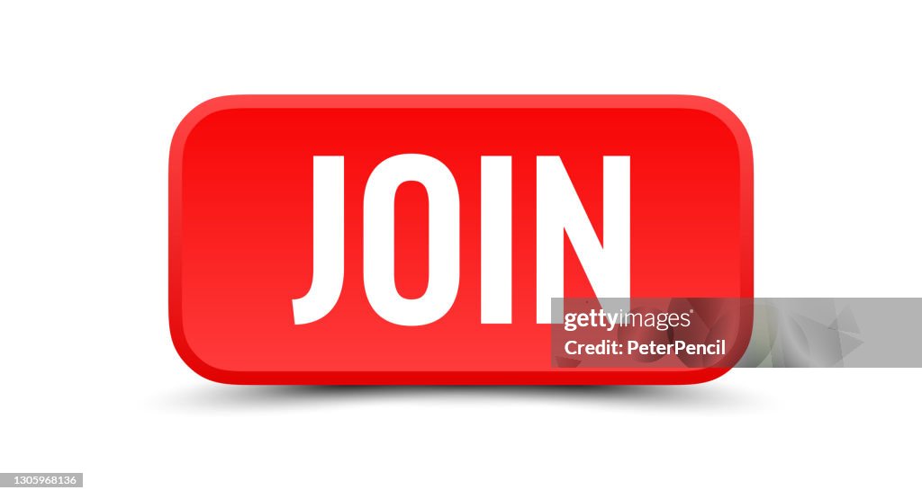 Join Button Banner Label Template Vector Stock Illustration High-Res ...