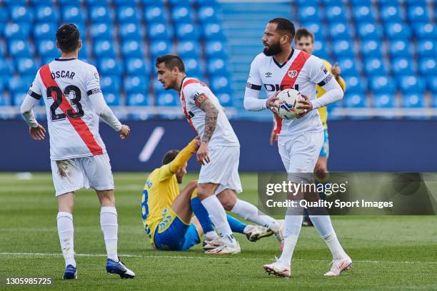 Tiago Manuel Dias Correia 'Bebe' of Rayo Vallecano looks on during the Liga Smartbank match between UD Las Palmas and Rayo Vallecano at Estadio Gran...