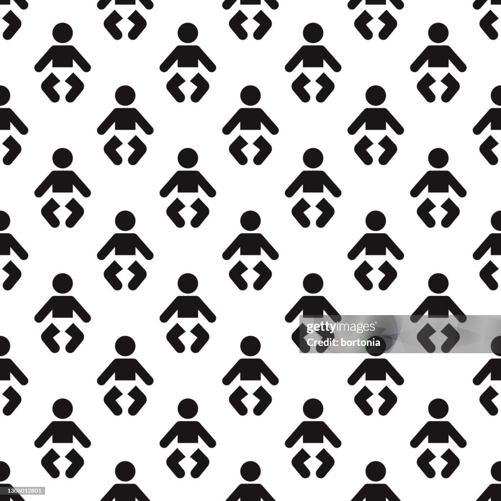 Baby Changing Station Washroom Sign Pattern