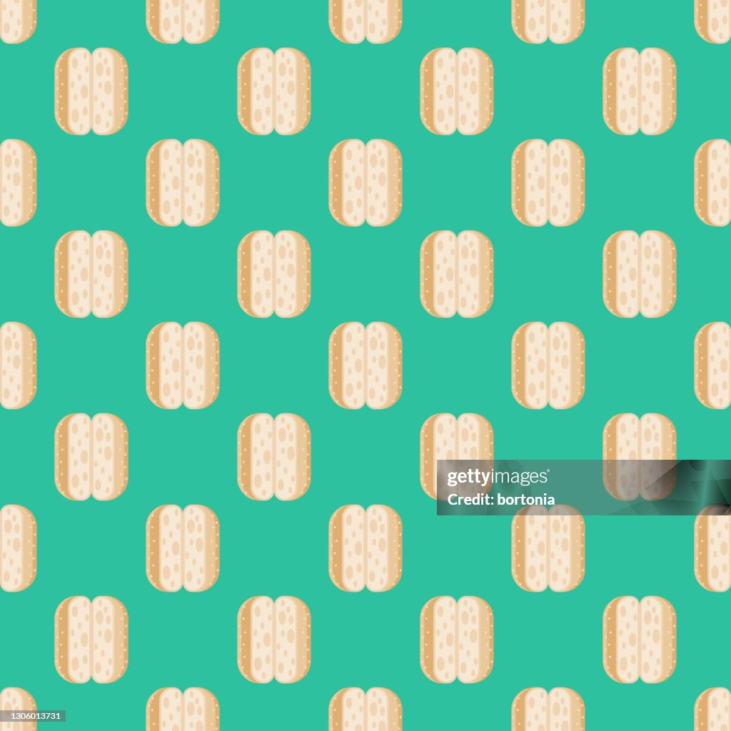 Hot Dog Bun Bread Pattern