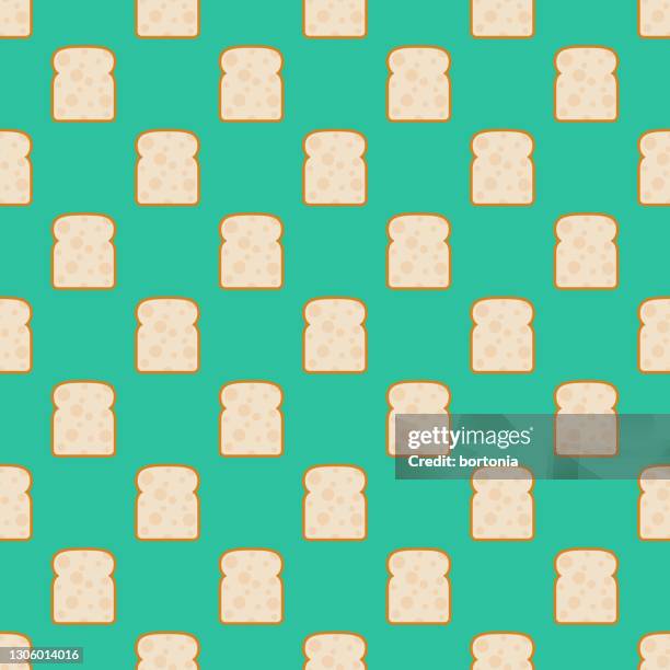 slice of white bread pattern - white bread stock illustrations