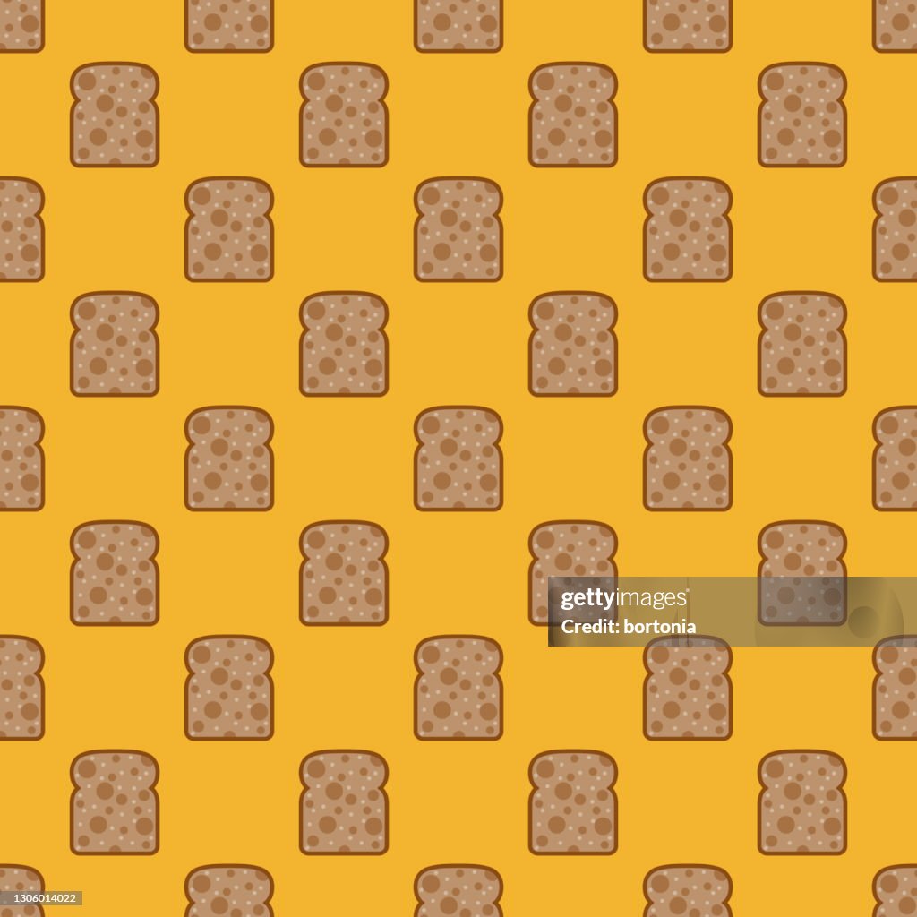 Bread Shape Pattern Slice Of Wholegrain Bread Pattern High-Res Vector Graphic - Getty Images