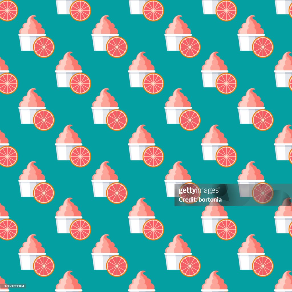 Grapefruit Eis muster